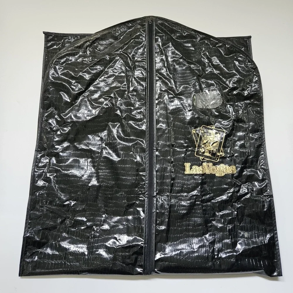 Las Vegas Garment Bag‎ Unisex OS Black Crocodile Embossed Suit Cover Luggage